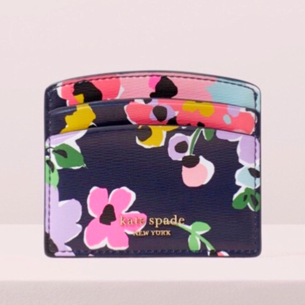 24hr SALE Kate Spade Sylvia Wildflower Cardholder